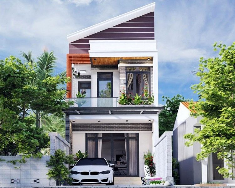 Mẫu nhà 2 tầng 7x14m